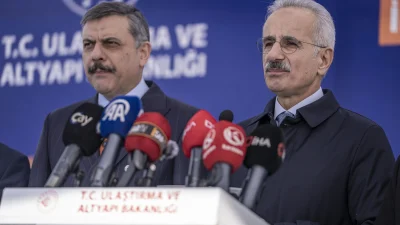 Ulaştırma ve Altyapı Bakanı Abdulkadir Uraloğlu, Erzurum-İspir-Rize Devlet Yolu üzerindeki