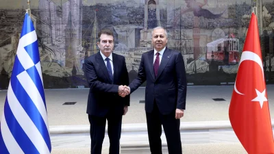 İçişleri Bakanı Ali Yerlikaya, Yunanistan Vatandaşı Koruma Bakanı ile güvenlik