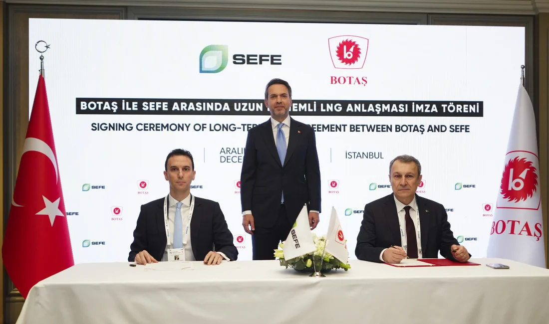BOTAŞ, ENI ve SEFE ile 10 Yıllık LNG Anlaşması İmzaladı Enerji Bakanı Alparslan Bayraktar, Türkiye’nin LNG arz güvenliği ve ihracat