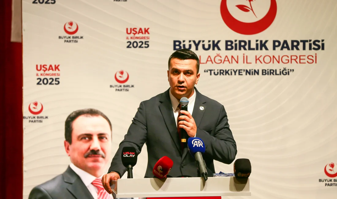 BBP Genel Başkan Yardımcısı Samet Bağcı, Uşak İl Kongresi’nde yaptığı