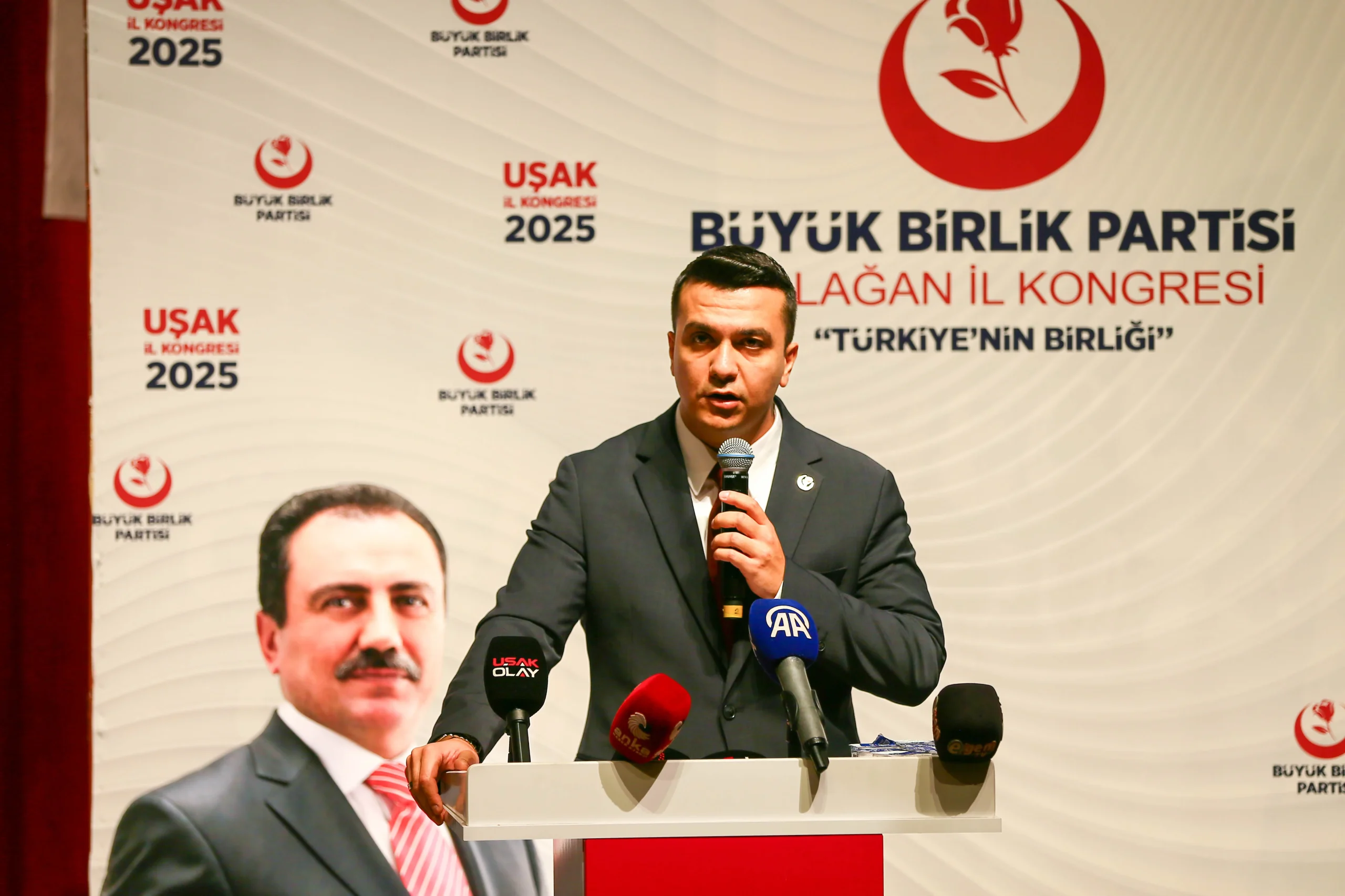 BBP Genel Başkan Yardımcısı Samet Bağcı, Uşak İl Kongresi’nde yaptığı