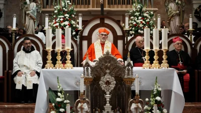 Kudüs Latin Patriği Kardinal Pierbattista Pizzaballa, Noel Gece Ayini’nde yaptığı