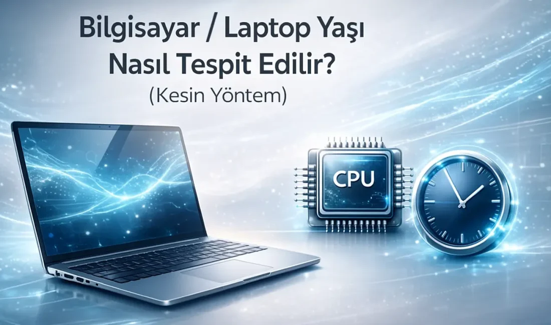 Bilgisayar / Laptop Yaşı Nasıl Tespit Edilir? (Windows & macOS) Bilgisayarınızın veya laptopunuzun tam olarak kaç yaşında olduğunu hiç merak