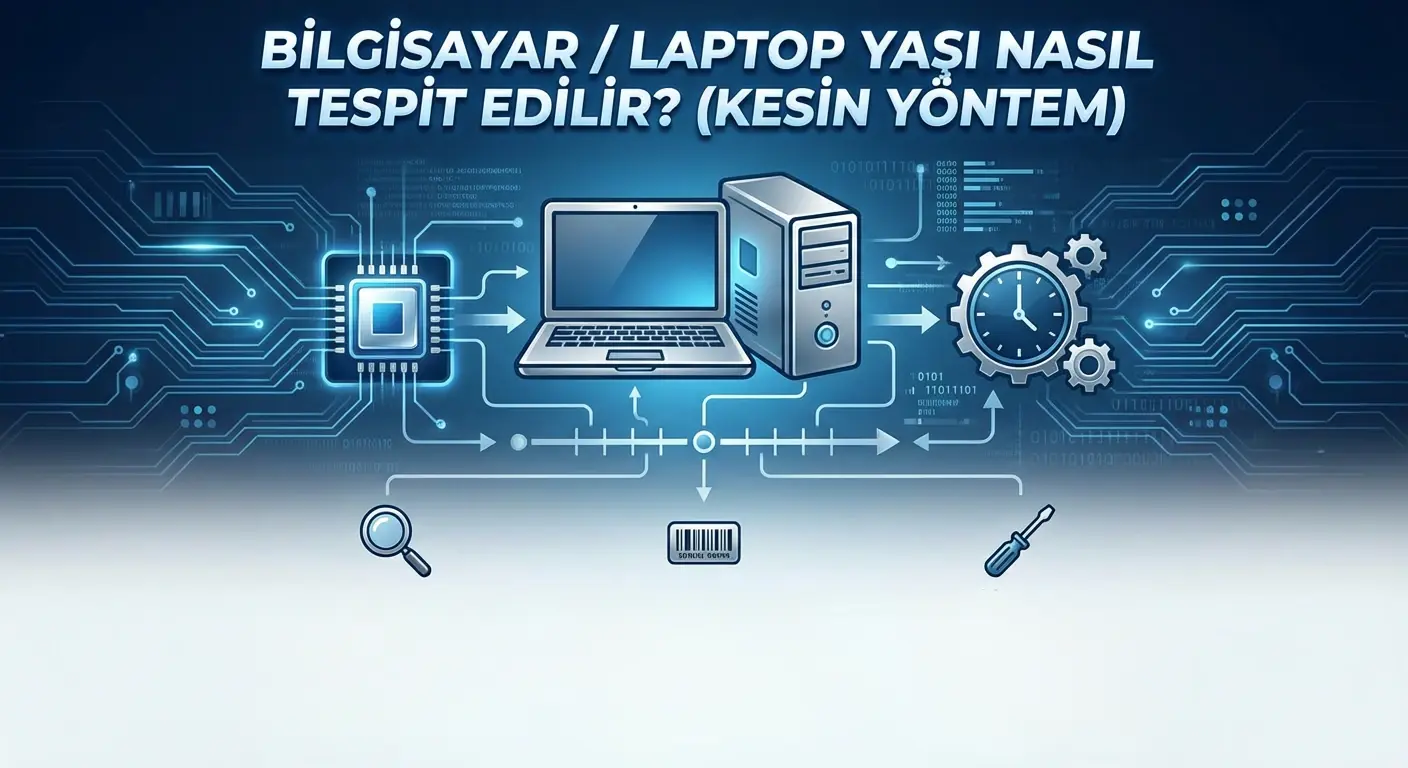 Bilgisayar / Laptop Yaşı Nasıl Tespit Edilir? (Windows & macOS)