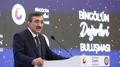 Cumhurbaşkanı Yardımcısı Yılmaz, Bingöl'de yaptığı konuşmada terörle mücadelenin kararlılıkla süreceğini