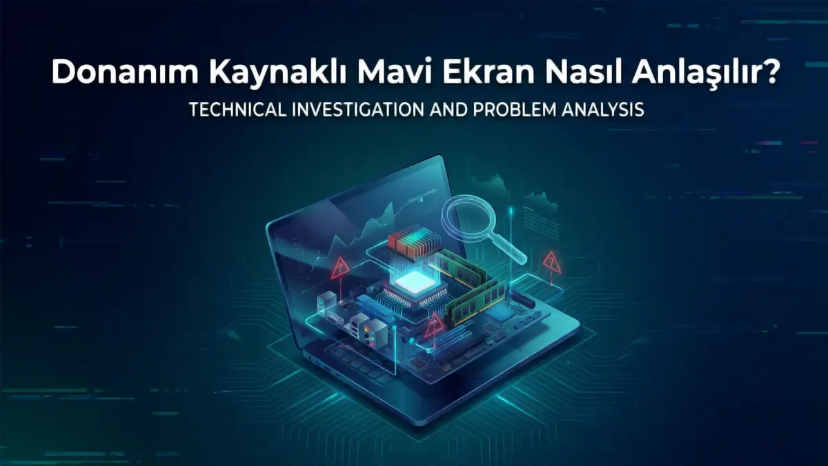 Donanım Kaynaklı Mavi Ekran Nasıl Anlaşılır?