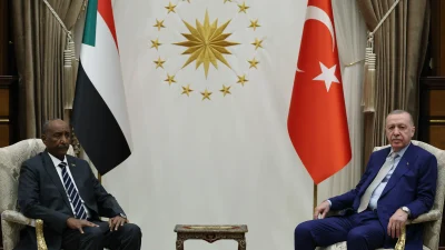 Cumhurbaşkanı Erdoğan, Sudan Egemenlik Konseyi Başkanı Abdulfettah el-Burhan ile Cumhurbaşkanlığı