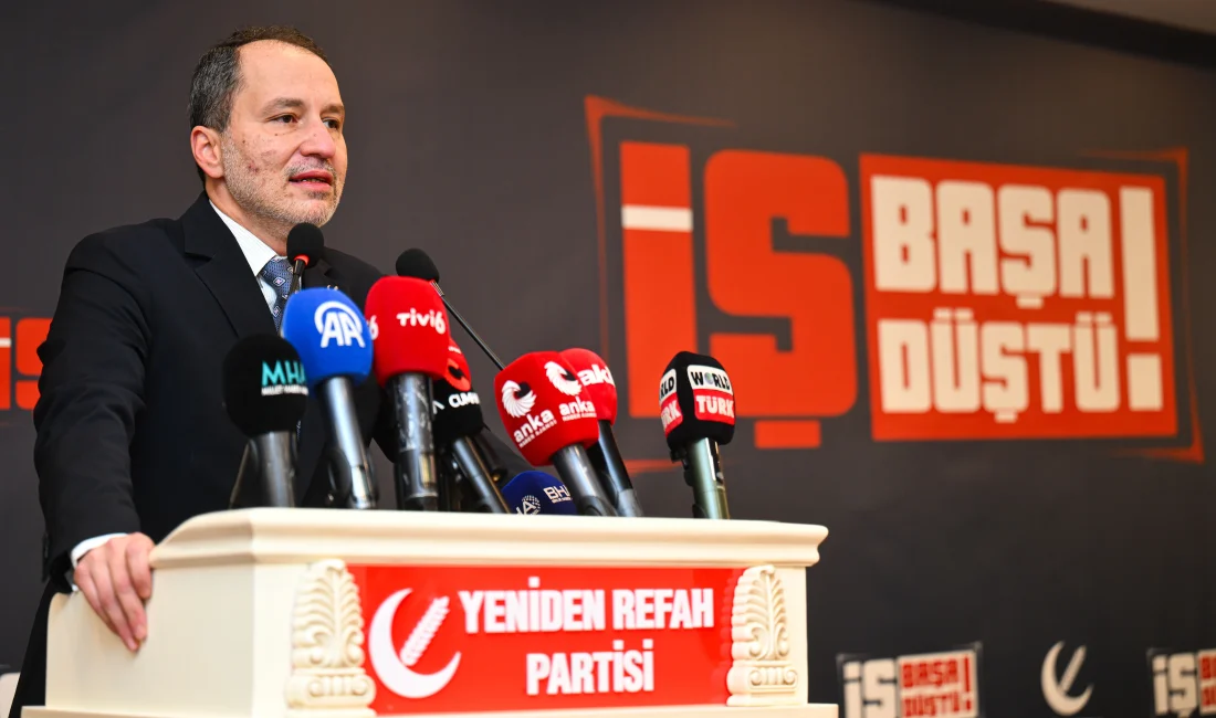 Yeniden Refah Partisi Genel Başkanı Erbakan, asgari ücretin yoksulluk sınırına