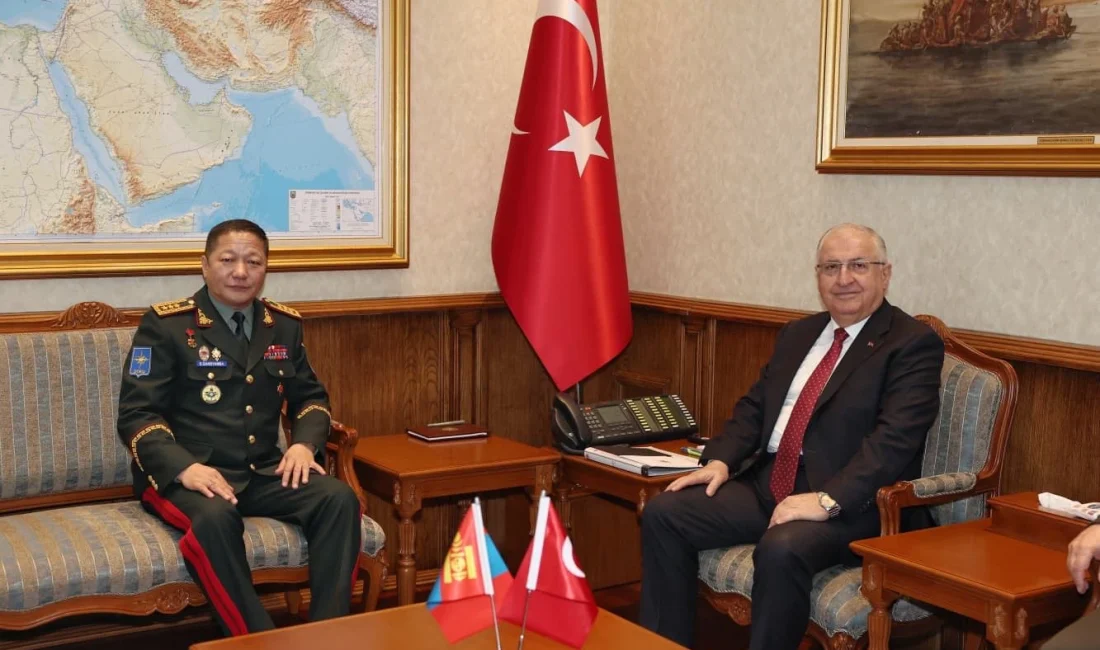 Milli Savunma Bakanı Yaşar Güler, Moğolistan Genelkurmay Başkanı Korgeneral Ganbyamba