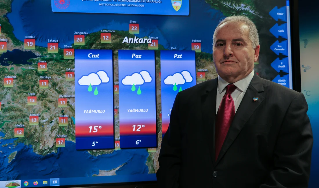 Hafta Sonu Türkiye Genelinde Yağış Bekleniyor Meteoroloji Genel Müdürlüğü, hafta sonu Türkiye'nin büyük bölümünde sağanak yağışların