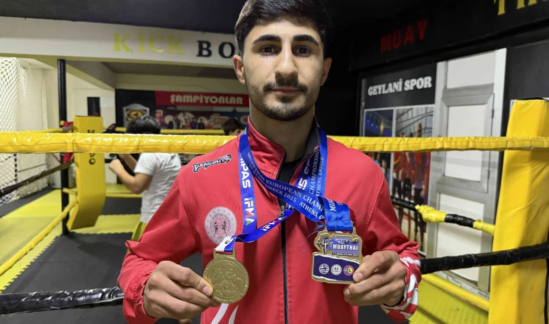 Tekirdağlı milli sporcu Cihan Doğu, 2025 yılında muaythaide Türkiye, Avrupa