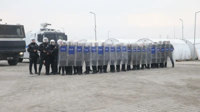 Kahramanmaraş’ta 197 polisle gerçekleştirilen tatbikatta izinsiz gösteriye müdahale senaryosu başarıyla
