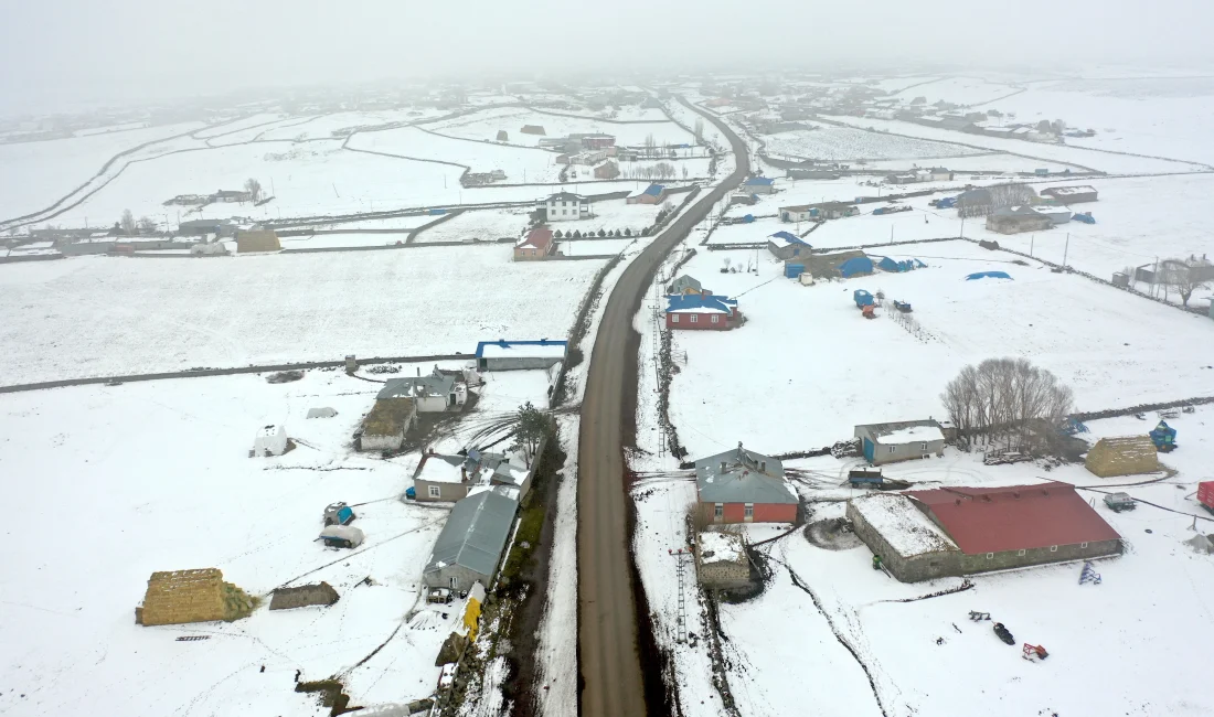 Erzurum, Kars, Ardahan ve Tunceli’de etkili olan kar yağışı, şehirleri