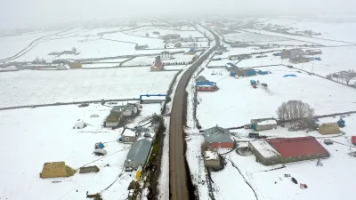 Erzurum, Kars, Ardahan ve Tunceli’de etkili olan kar yağışı, şehirleri