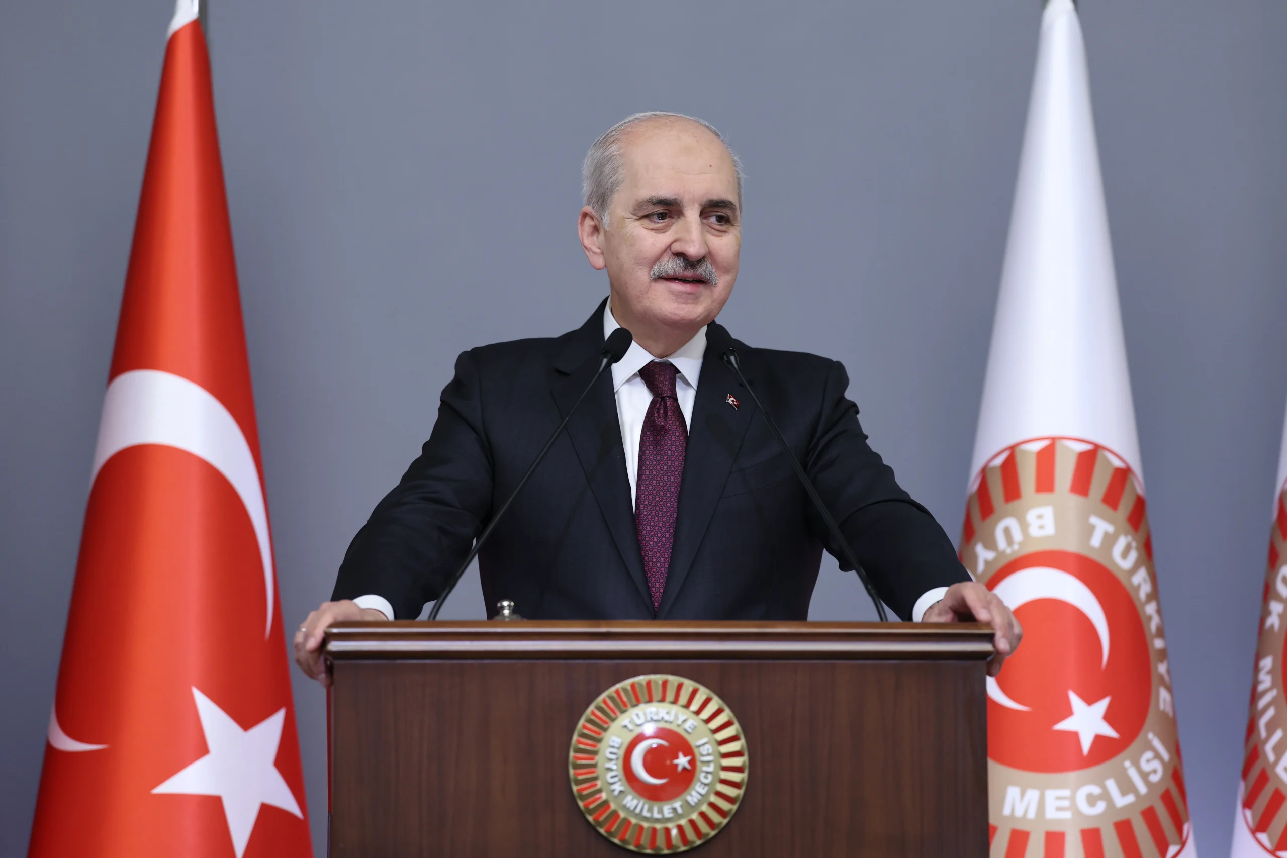 TBMM Başkanı Kurtulmuş, büyükelçilere hitabında Türkiye’nin “Türkiye ekseni” yaklaşımıyla çok