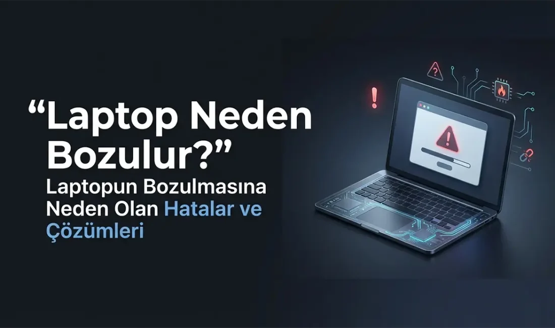 Laptopun Bozulmasına Neden Olan Hatalar Nelerdir? Laptop Neden Bozulur? Laptopun Bozulmasına Neden Olan Hatalar ve Çözümleri