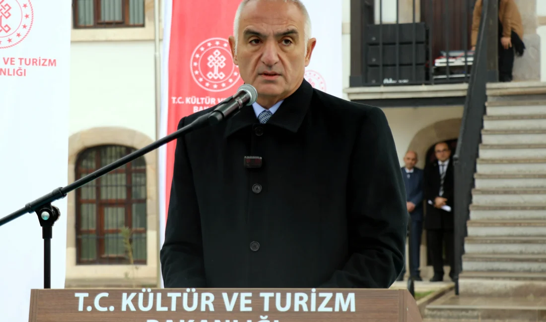 Kültür ve Turizm Bakanı Ersoy, Merzifon’da tarihi Kızlar Mektebi’nin kütüphaneye