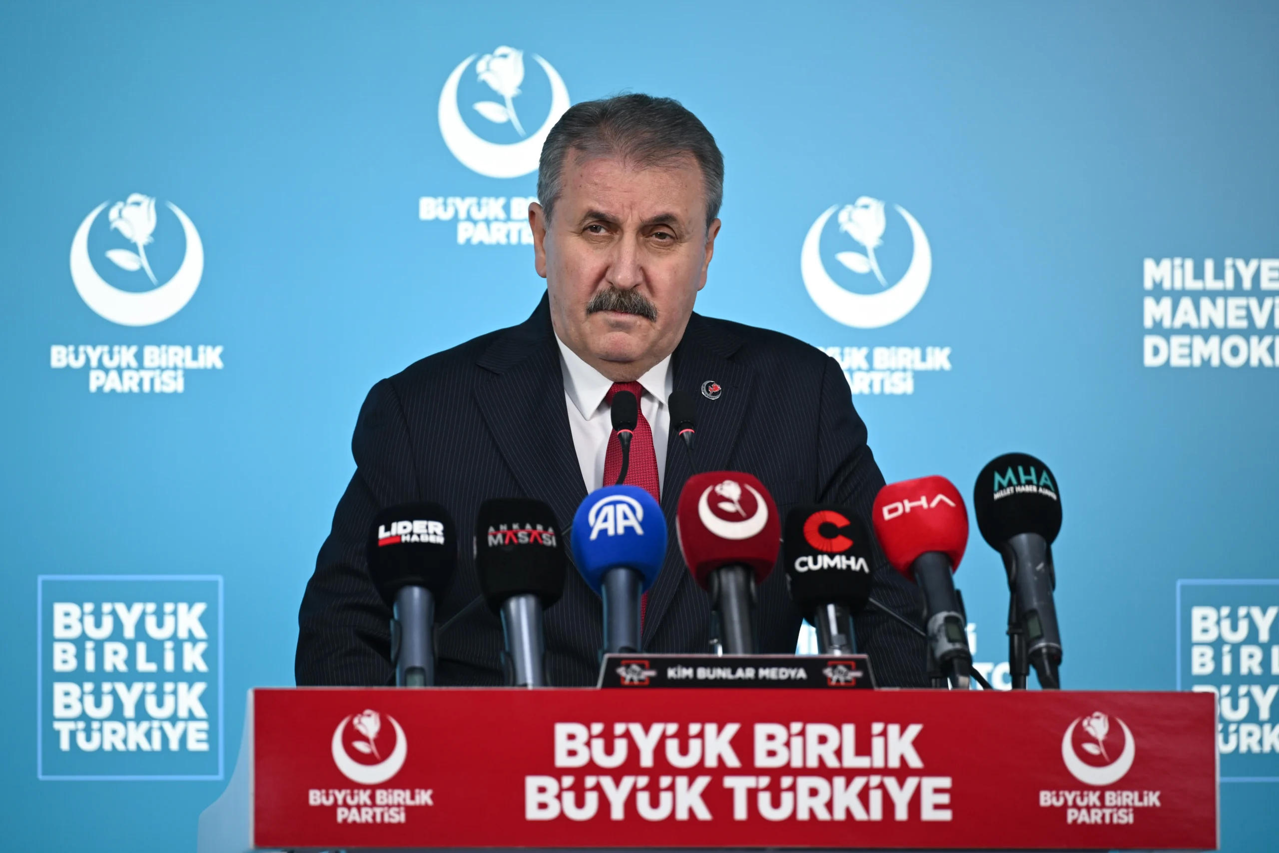 BBP Genel Başkanı Mustafa Destici, enflasyonun etkisiyle asgari ücrete yüzde