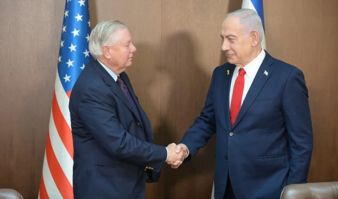 İsrail Başbakanı Binyamin Netanyahu, ABD’li Senatör Lindsey Graham ile Kudüs’teki