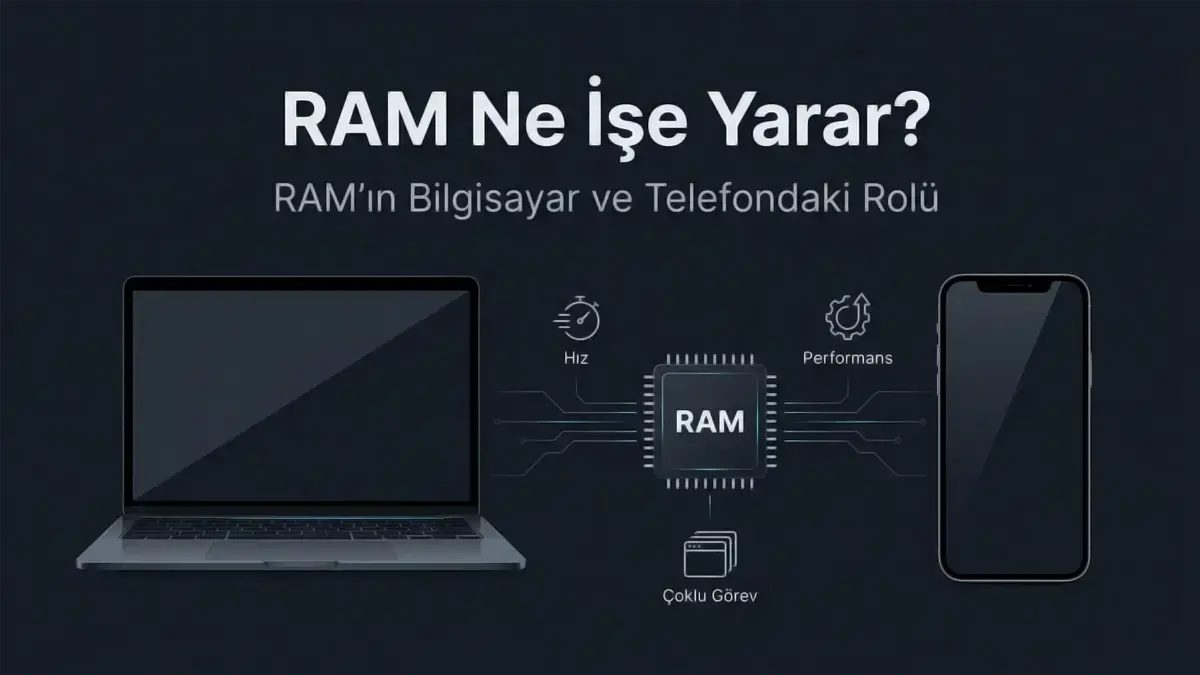 RAM Ne İşe Yarar? RAM’ın Bilgisayar ve Telefondaki Rolü