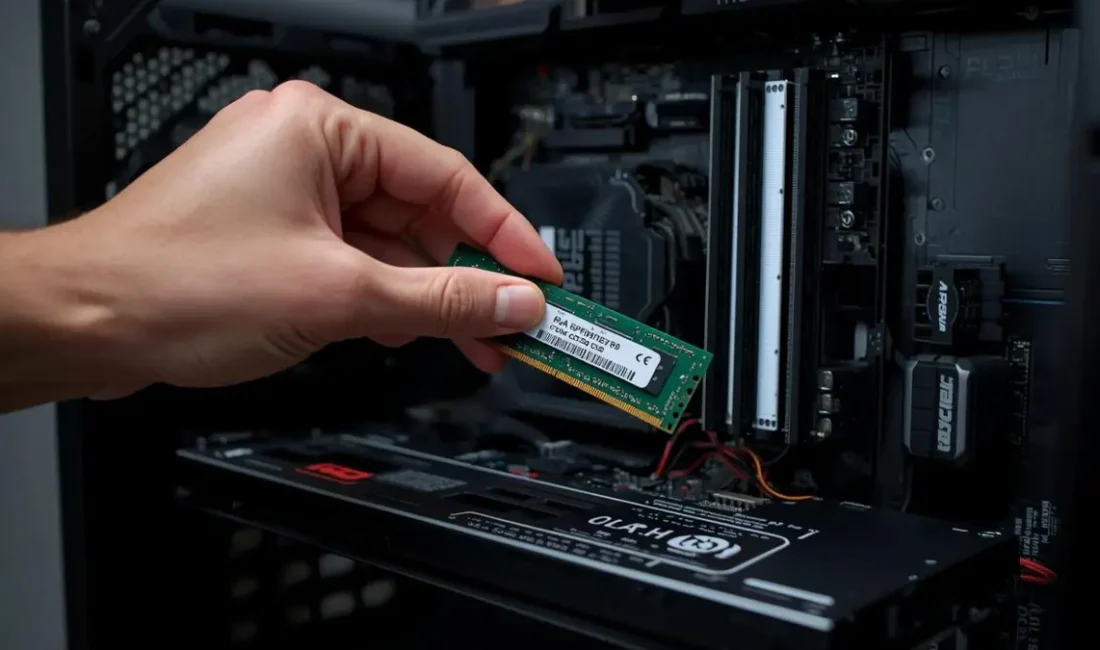 RAM (Rastgele Erişimli Bellek), bilgisayarınızın veya telefonunuzun anlık olarak düşünen