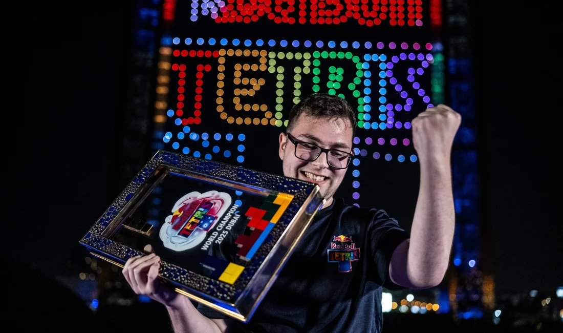 Red Bull Tetris Dünya Finali'nde Türkiye'yi temsil eden Fehmi Atalar,