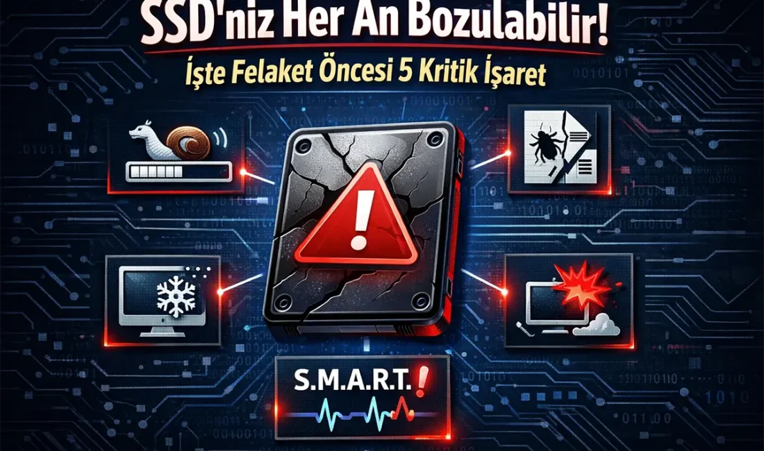 SSD’niz Her An Bozulabilir! İşte Felaket Öncesi 5 Kritik İşaret SSD’lerin Sessiz Ölümü: Arıza Belirtileri ve Sağlık Kontrolü Eskiden bilgisayarlarımızda