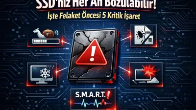 SSD’lerin Sessiz Ölümü: Arıza Belirtileri ve Sağlık Kontrolü Eskiden bilgisayarlarımızda