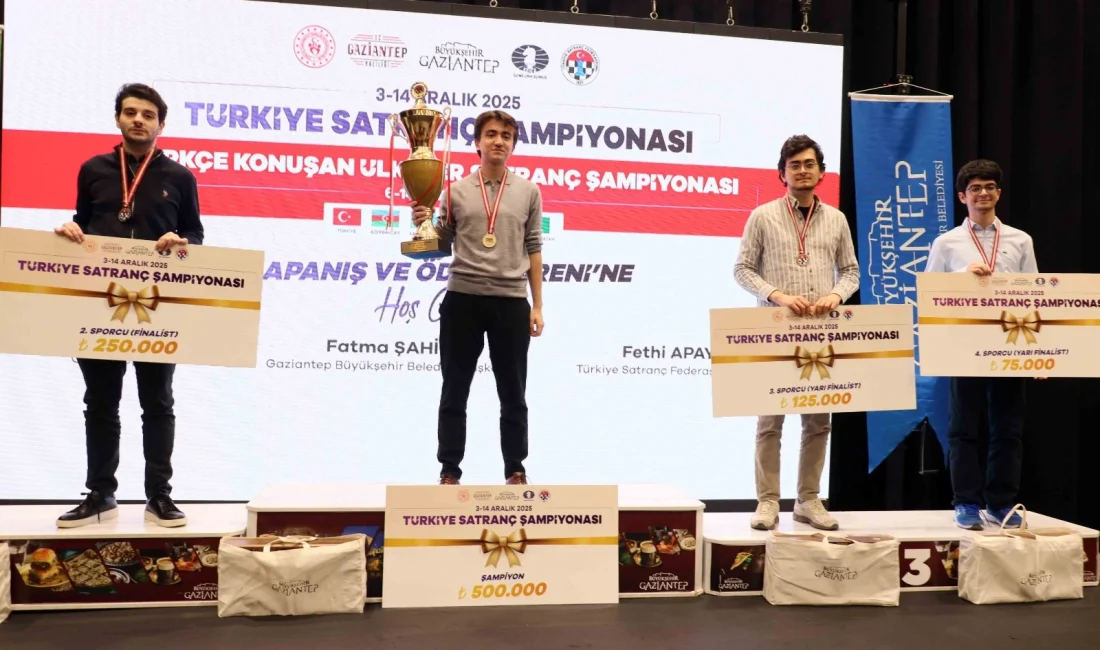 Işık Can, 2025 Türkiye Satranç Şampiyonu Oldu Gaziantep’te düzenlenen 2025 Türkiye Satranç Şampiyonası’nda Işık Can zirveye çıktı.