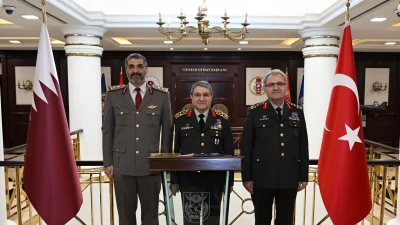 Genelkurmay Başkanı Orgeneral Selçuk Bayraktaroğlu, Katar Kara Kuvvetleri Komutanı Tümgeneral