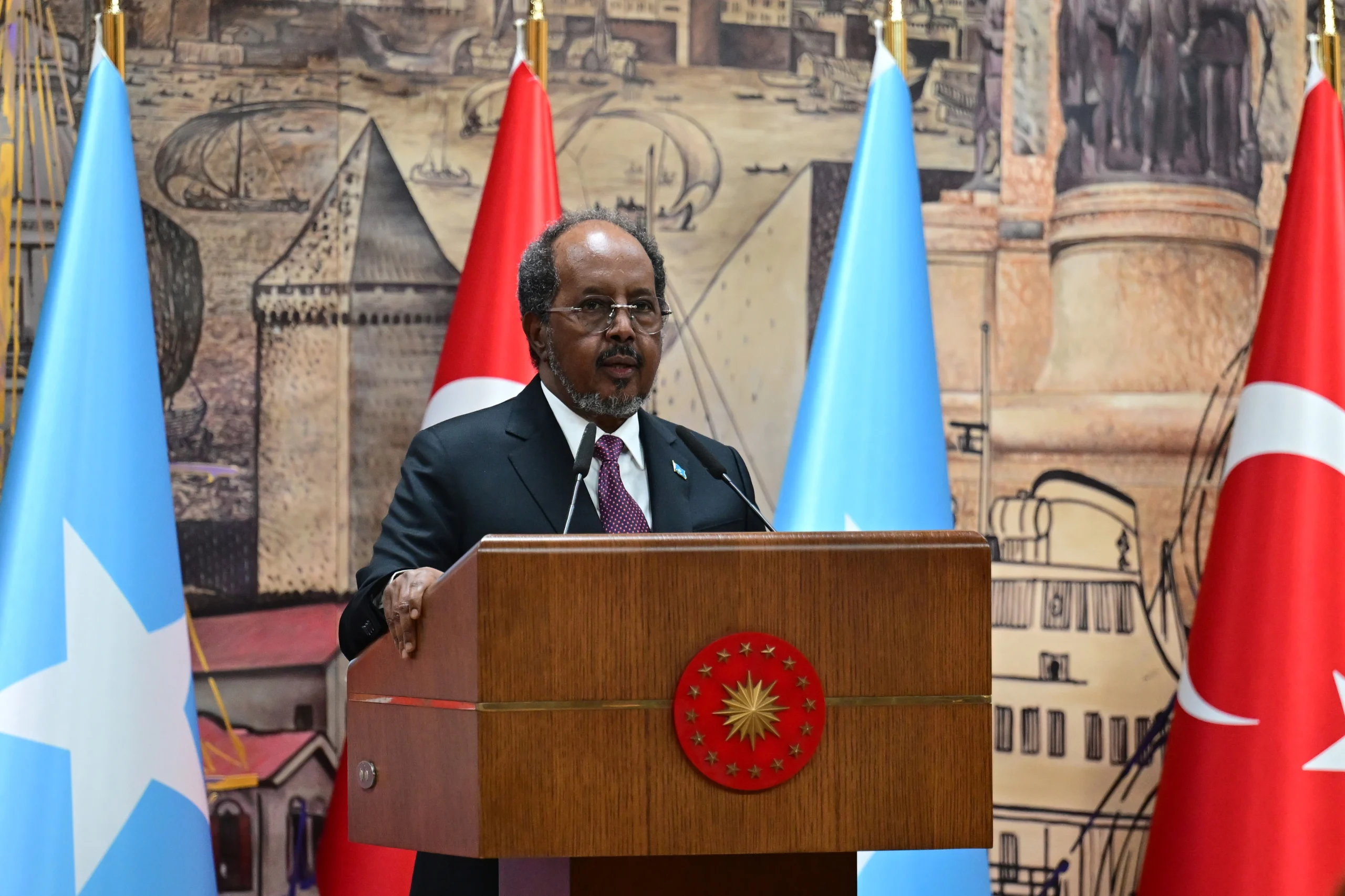 Somali Cumhurbaşkanı Hasan Şeyh Mahmud, İsrail’in Somaliland hamlesinin arkasında Filistinlileri