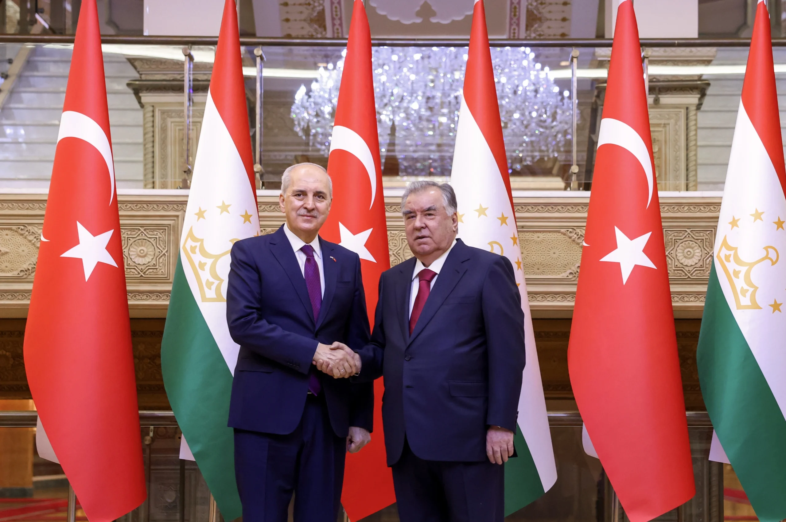 TBMM Başkanı Numan Kurtulmuş, Tacikistan'a Meclis Başkanı düzeyinde yapılan ilk