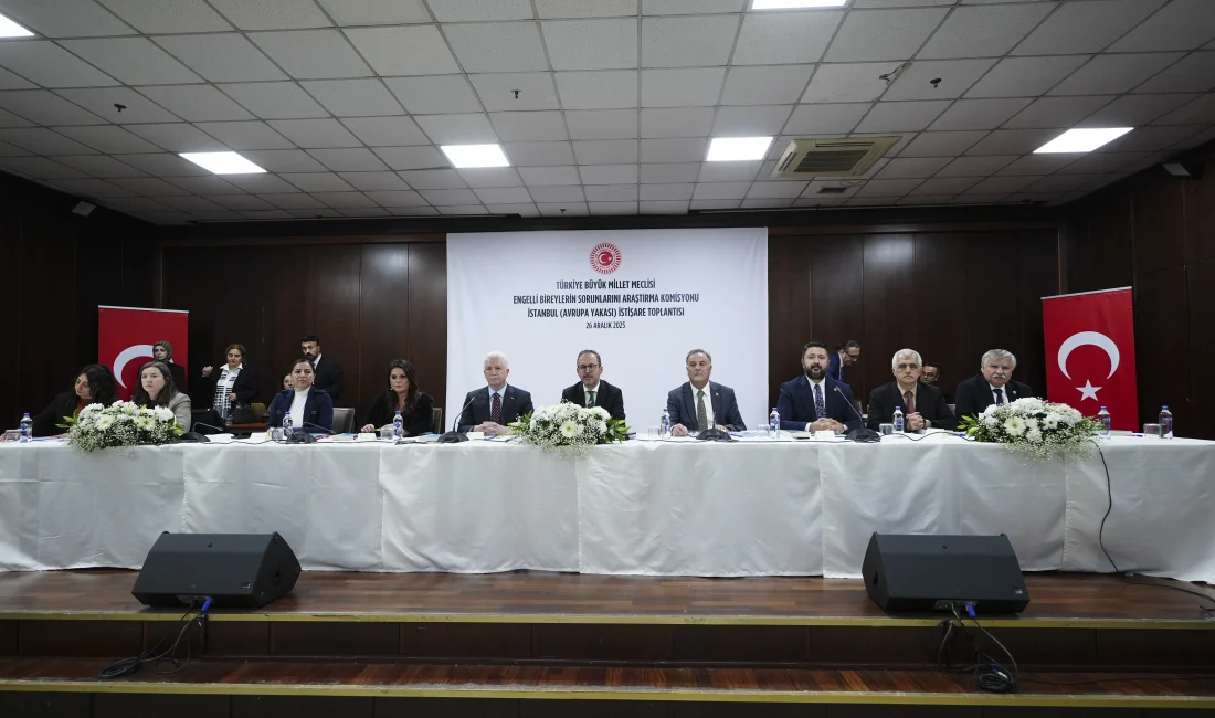 Engelli Bireylerin Sorunlarını Araştırma Komisyonu, İstanbul’da yapılan istişare toplantısıyla çözüm