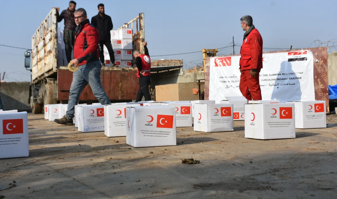 Irak’ın Kerkük kentinde yaşanan sel felaketinin ardından Türk Kızılay, bölge