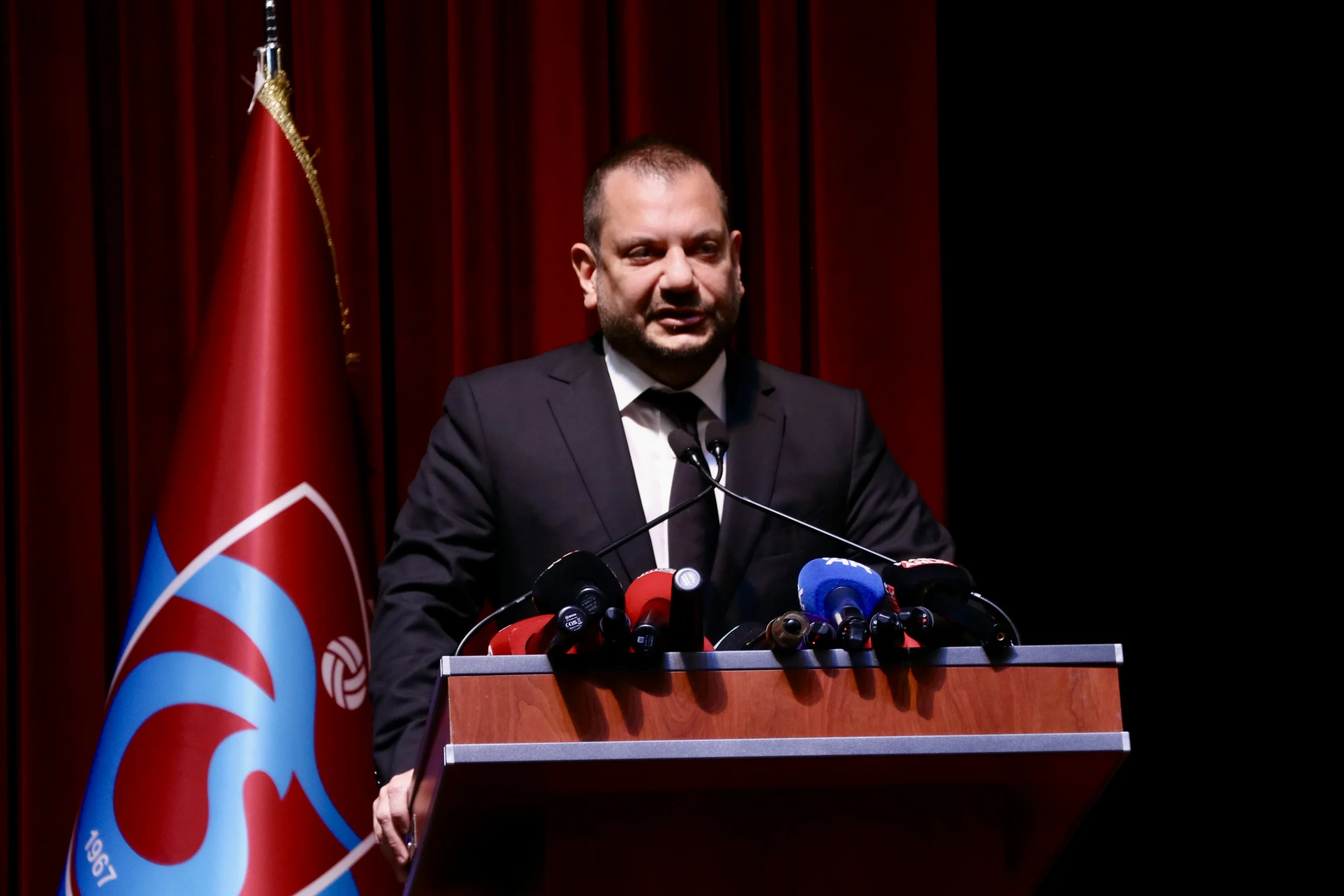 Trabzonspor’un olağan genel kurulunda konuşan Başkan Ertuğrul Doğan, kulübün ekonomik