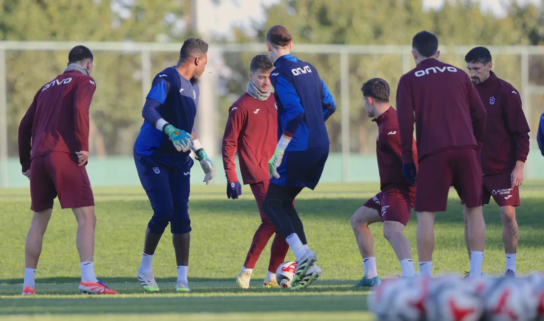 Trabzonspor, Gençlerbirliği ile oynayacağı kritik karşılaşma öncesinde hazırlıklarına yoğun tempoda