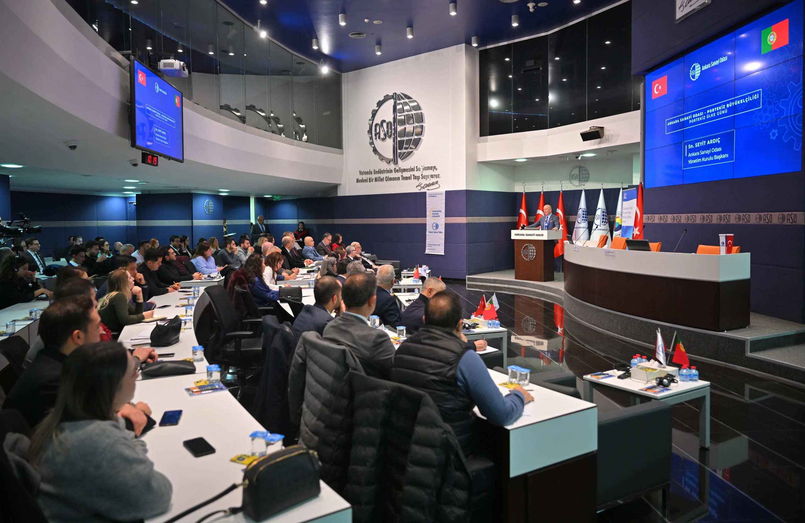 Portekiz’in Ankara Büyükelçiliği ve ASO tarafından düzenlenen toplantıda, ticaret ve