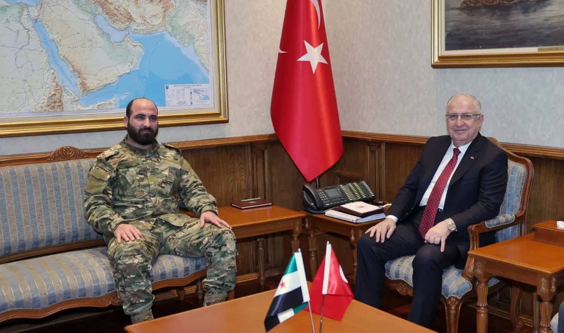 Milli Savunma Bakanı Güler, Suriye Genelkurmay Başkanı Nasan'ı Ankara'da kabul