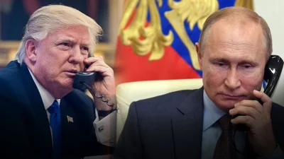 Trump, Zelenskiy ile kritik buluşması öncesi Putin ile Ukrayna krizini