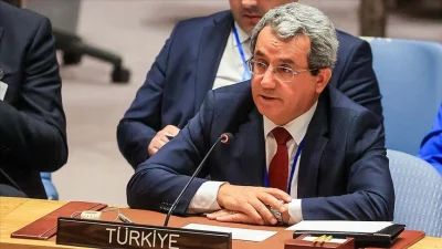 BM Güvenlik Konseyi'nde konuşan Türkiye’nin Daimi Temsilcisi Yıldız, İsrail’in Gazze’ye
