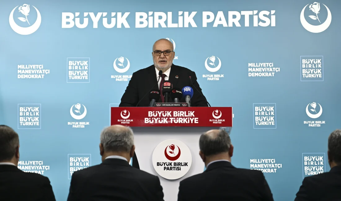 BBP’den 33. Yıla Vurgulu Mesaj: “Pusulamız Devlet, Derdimiz Millet” BBP Genel Sekreteri Yelis, partinin 33. kuruluş yıl dönümünde Muhsin