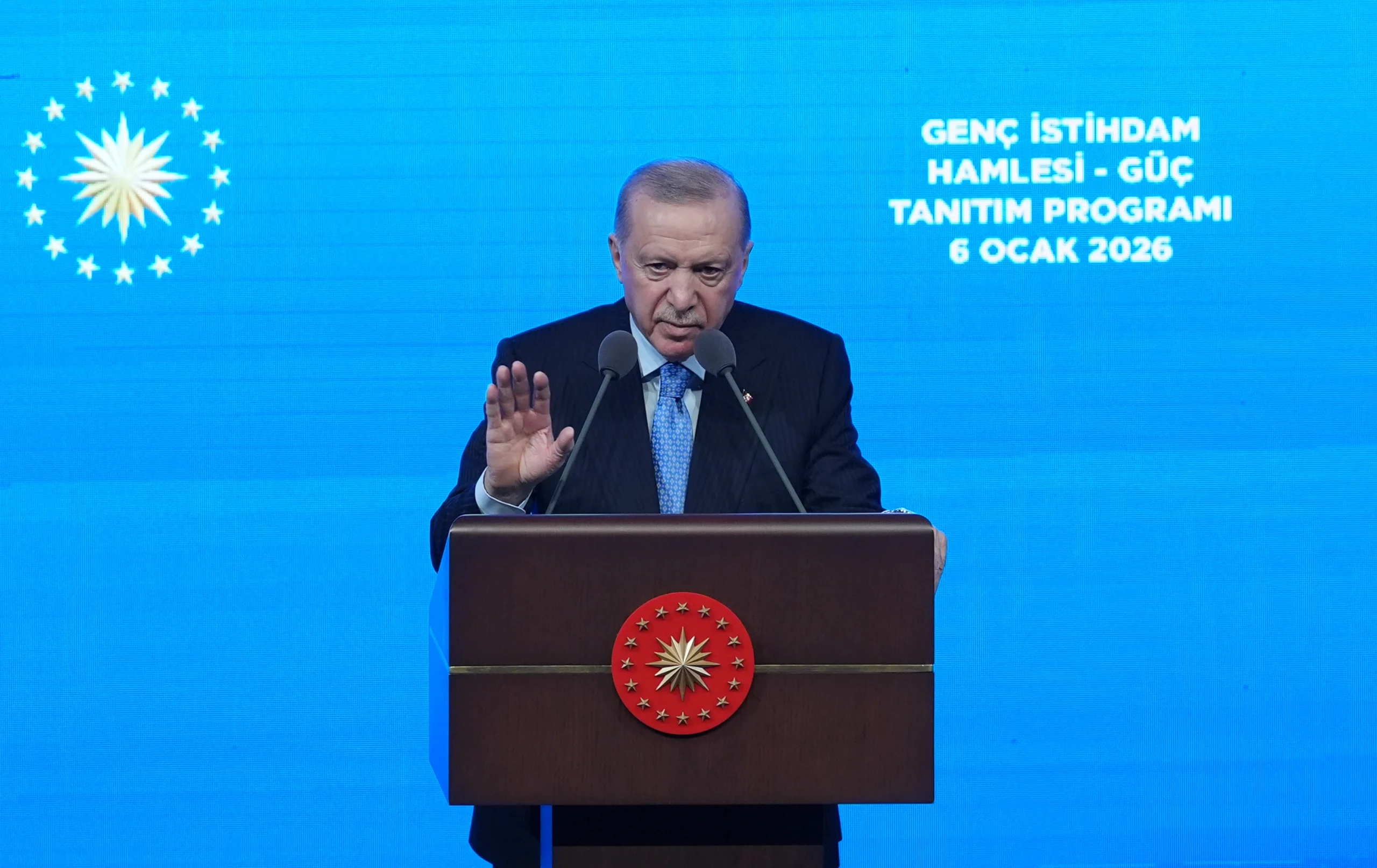 Cumhurbaşkanı Erdoğan, genç istihdamını artırmak amacıyla 445 milyar lira bütçeli