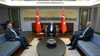 Cumhurbaşkanı Recep Tayyip Erdoğan, İran Dışişleri Bakanı Abbas Arakçi ile