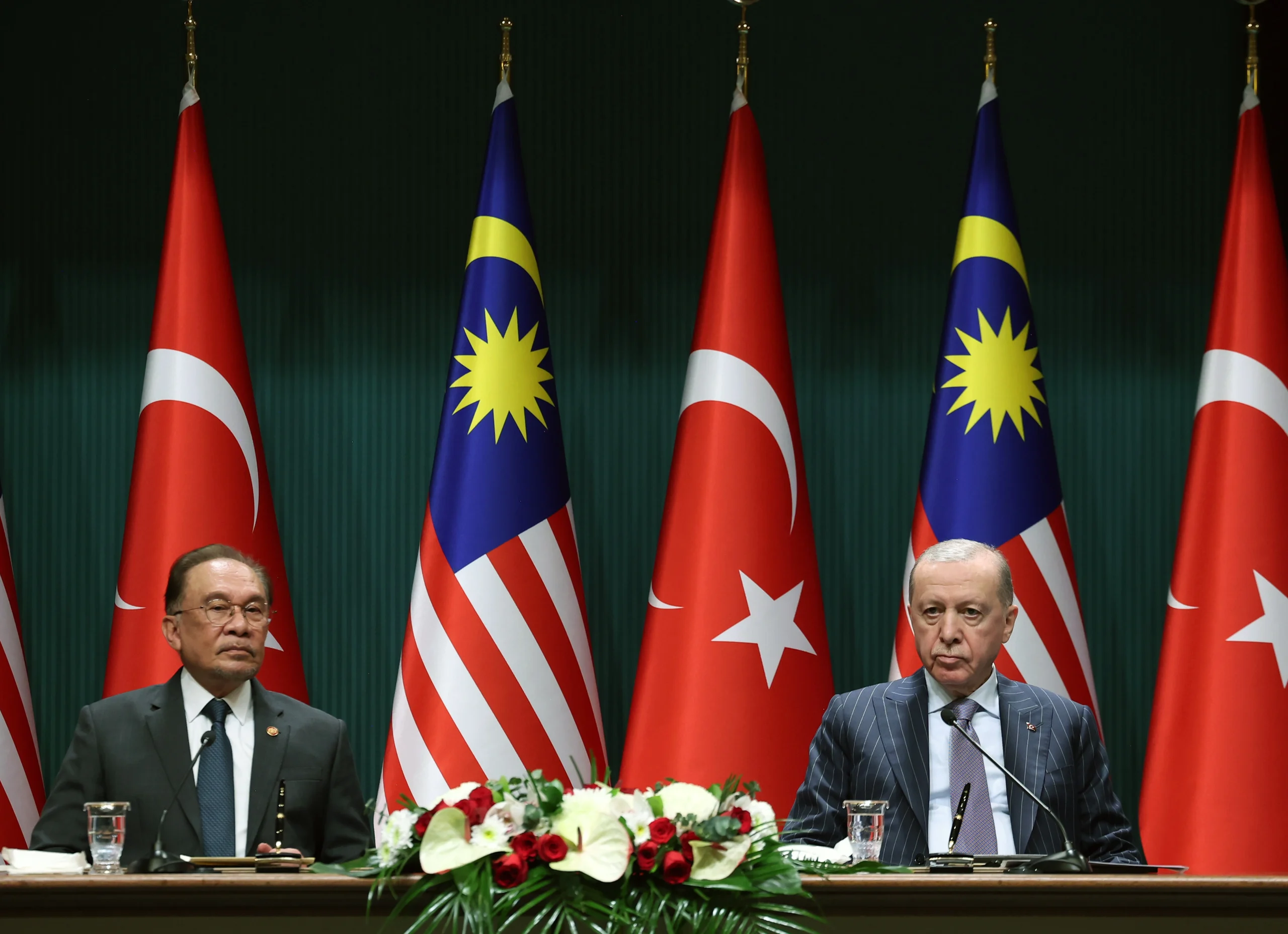 Ankara'da gerçekleşen Türkiye-Malezya Yüksek Düzeyli Stratejik İşbirliği Konseyi toplantısında iki