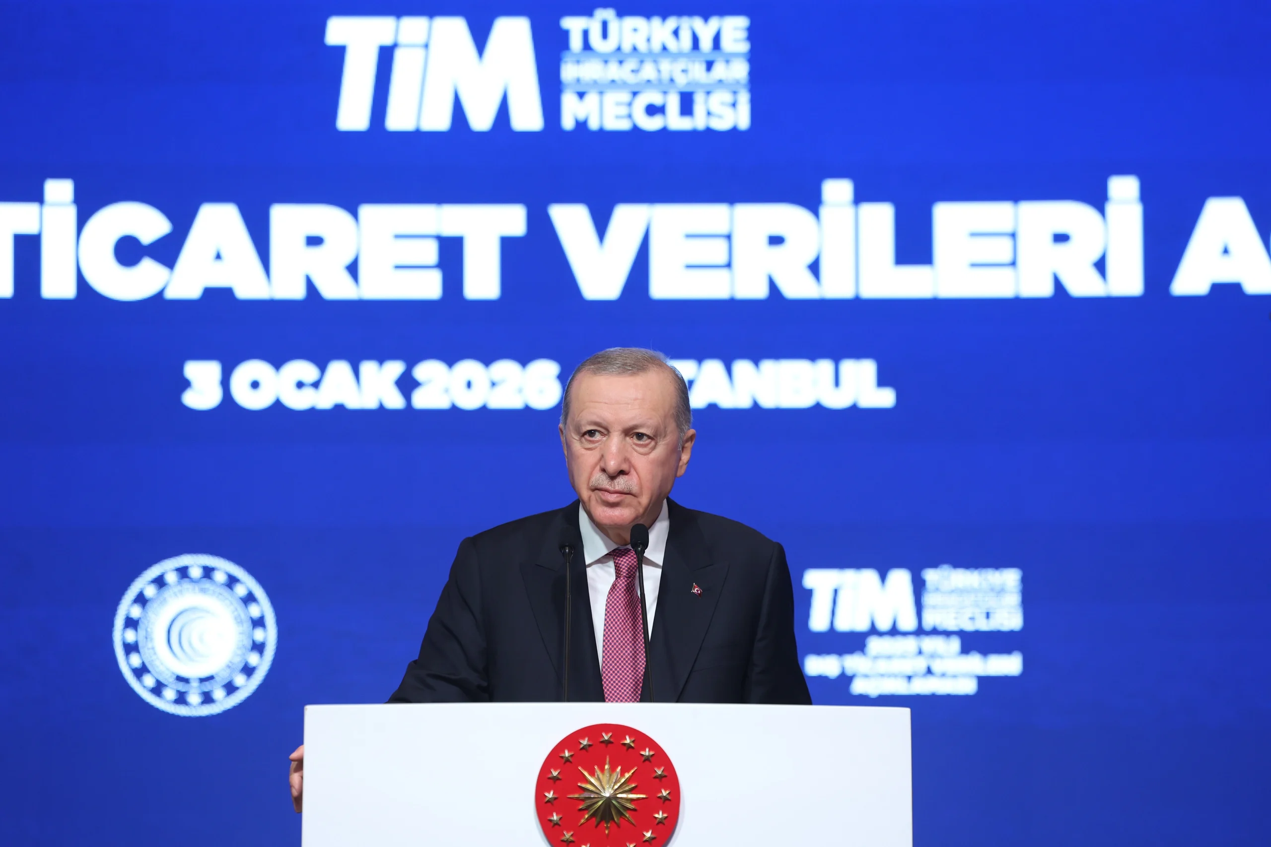 Cumhurbaşkanı Recep Tayyip Erdoğan, 2025 yılı ihracat performansını değerlendirerek Türkiye’nin