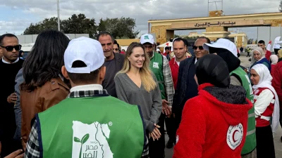 Angelina Jolie, Gazze’ye yönelik yardımların hızla artırılması gerektiğini belirterek Refah