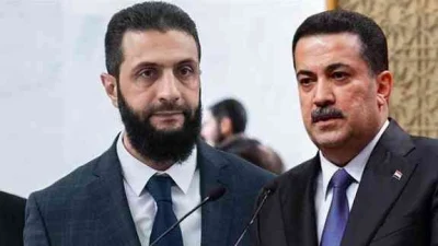 Irak Başbakanı Muhammed Şiya es-Sudani ile Suriye Cumhurbaşkanı Ahmed Şara