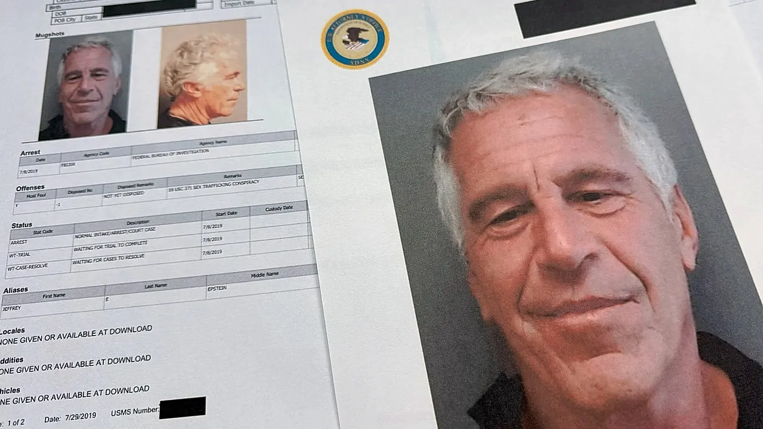 ABD Adalet Bakanlığı, milyarder Jeffrey Epstein davasına ilişkin milyonlarca yeni