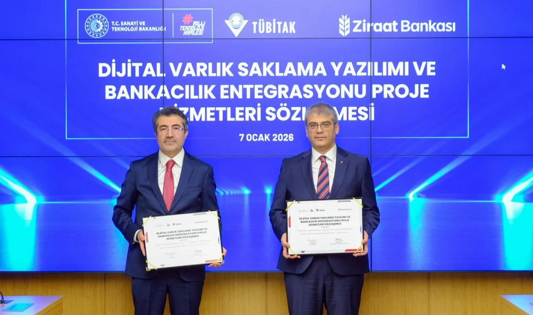 TÜBİTAK ve Ziraat Bankası’ndan dijital finansta stratejik işbirliği TÜBİTAK ve Ziraat Bankası, blokzincir temelli dijital varlık saklama altyapısı