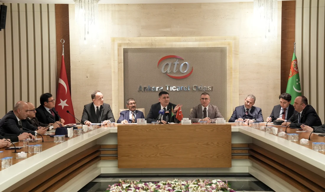 Ankara'da düzenlenen toplantıda, Türkiye-Türkmenistan ekonomik ilişkileri ve yatırım fırsatları masaya